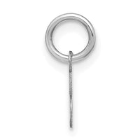 14KW Upper case Letter E Initial Charm-XNA1305W/E