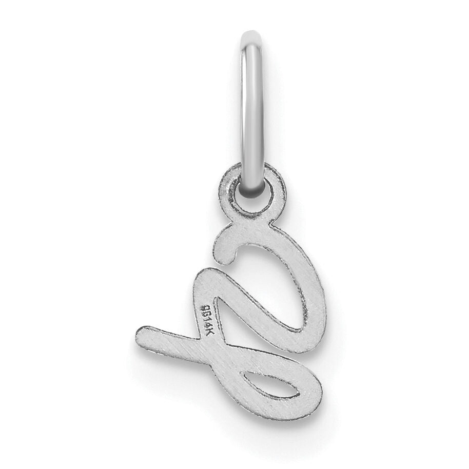 14KW Upper case Letter G Initial Charm-XNA1305W/G