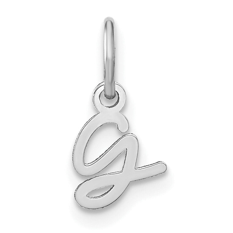 14KW Upper case Letter G Initial Charm-XNA1305W/G