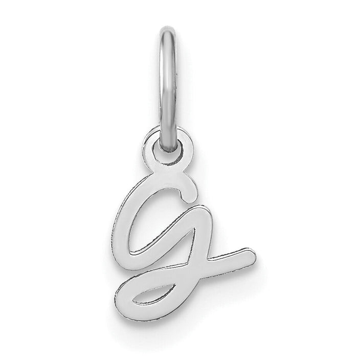 14KW Upper case Letter G Initial Charm-XNA1305W/G