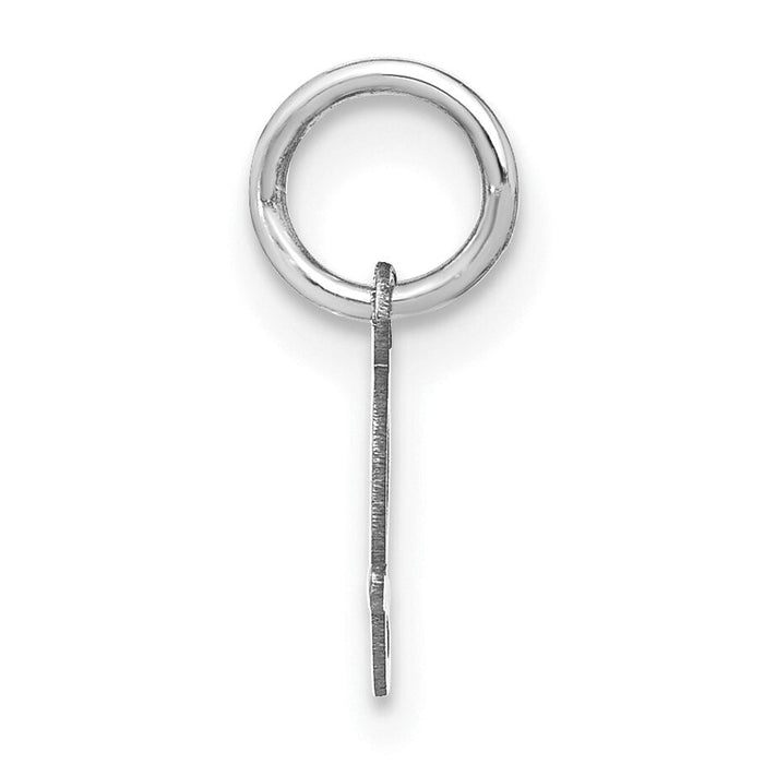 14KW Upper case Letter J Initial Charm-XNA1305W/J