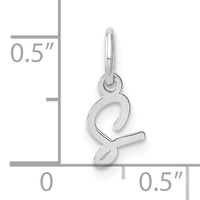 14KW Upper case Letter S Initial Charm-XNA1305W/S