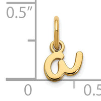 14KY Lower case Letter A Initial Charm-XNA1307Y/A