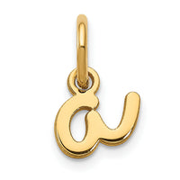 14KY Lower case Letter A Initial Charm-XNA1307Y/A