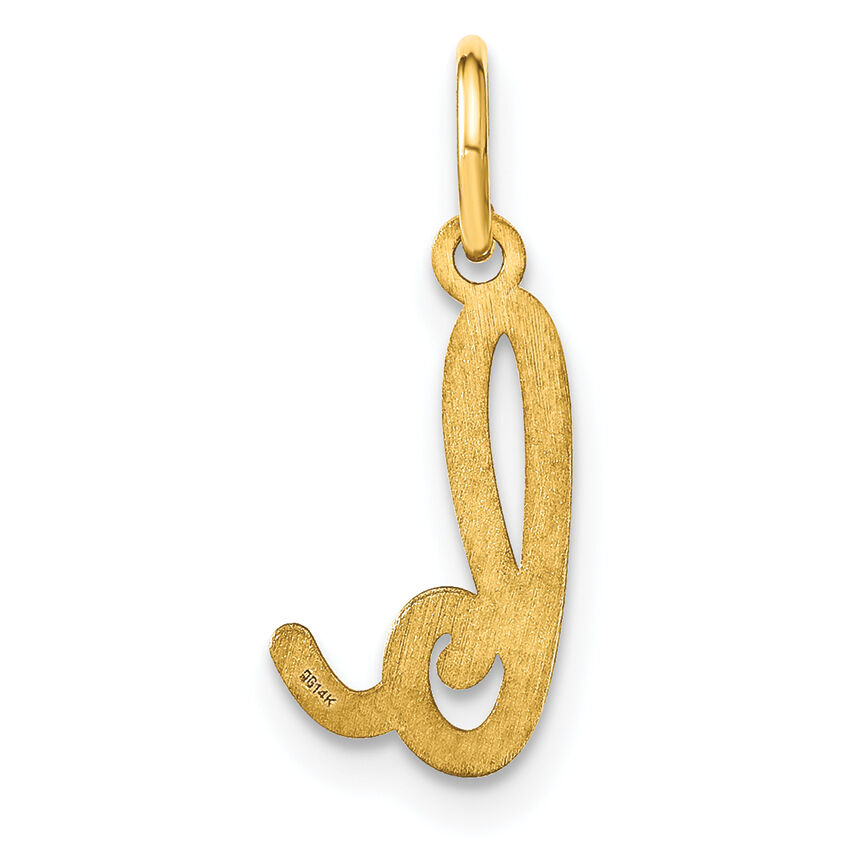 14KY Lower case Letter B Initial Charm-XNA1307Y/B