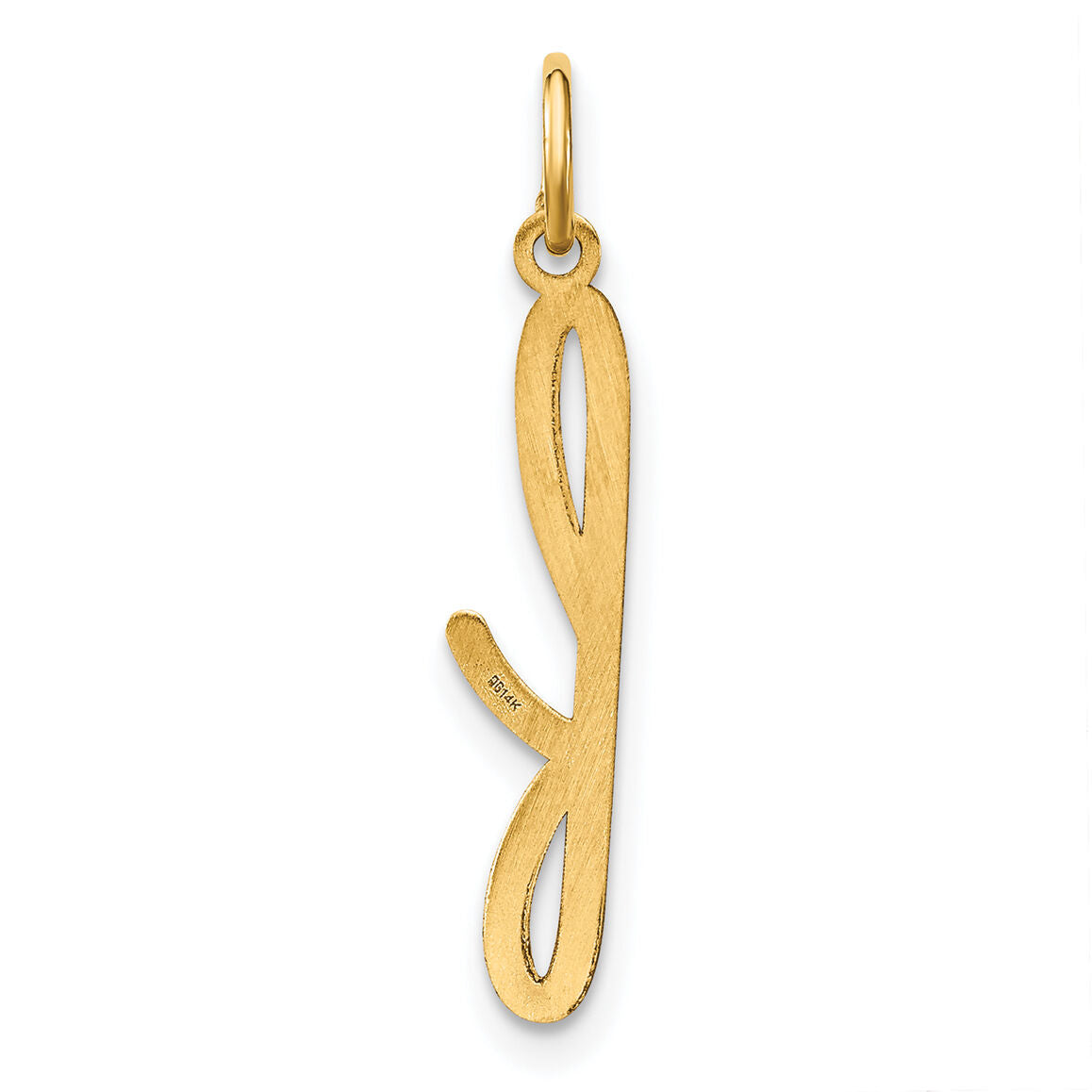 14KY Lower case Letter F Initial Charm-XNA1307Y/F
