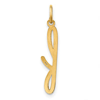 14KY Lower case Letter F Initial Charm-XNA1307Y/F