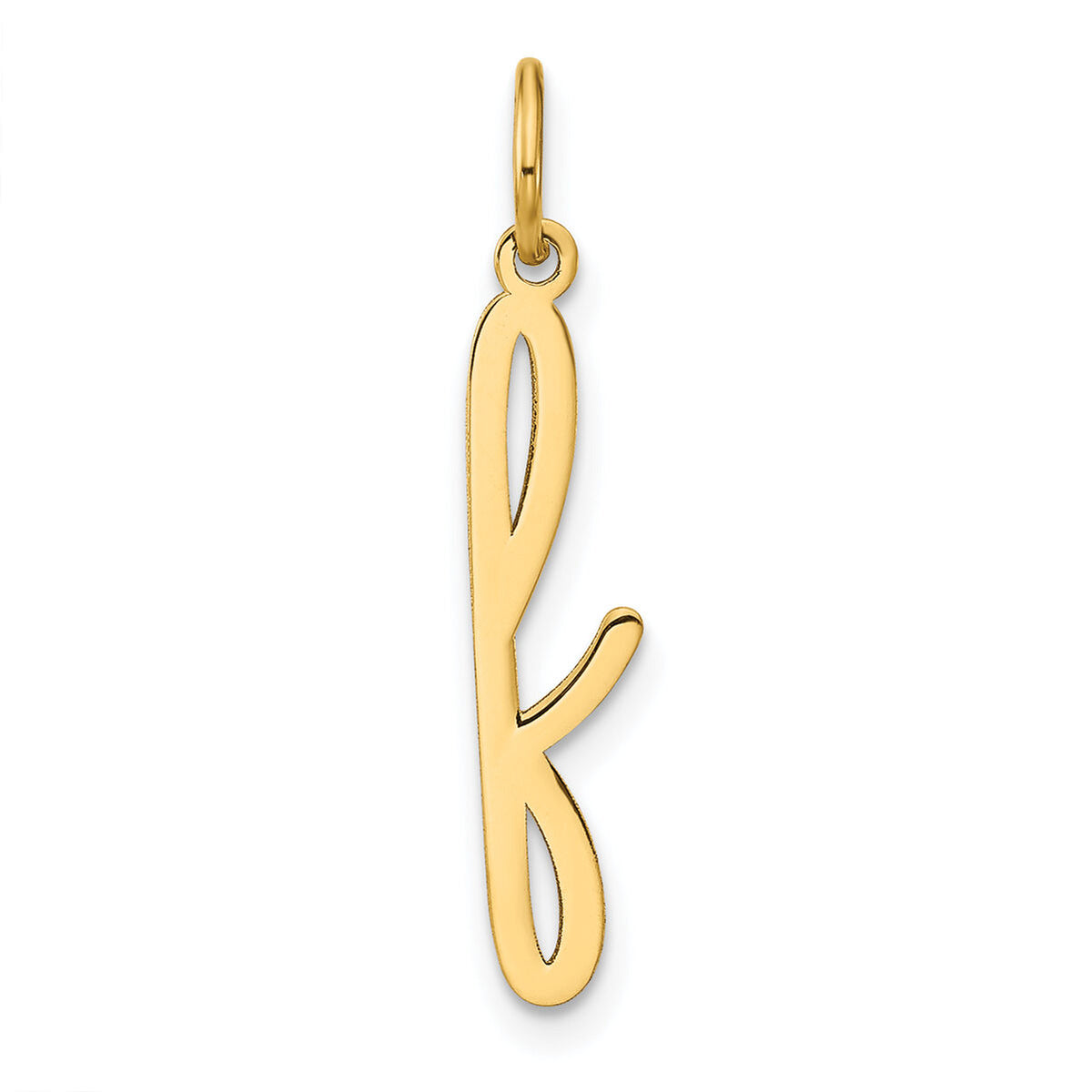 14KY Lower case Letter F Initial Charm-XNA1307Y/F