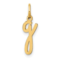 14KY Lower case Letter G Initial Charm-XNA1307Y/G