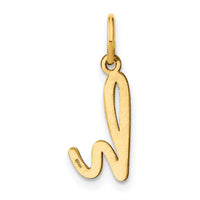 14KY Lower case Letter H Initial Charm-XNA1307Y/H