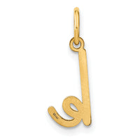 14KY Lower case Letter K Initial Charm-XNA1307Y/K