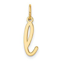 14KY Lower case Letter L Initial Charm-XNA1307Y/L