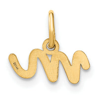 14KY Lower case Letter M Initial Charm-XNA1307Y/M