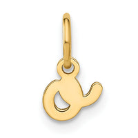 14KY Lower case Letter O Initial Charm-XNA1307Y/O