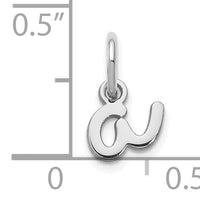14KW Lower case Letter A Initial Charm-XNA1307W/A