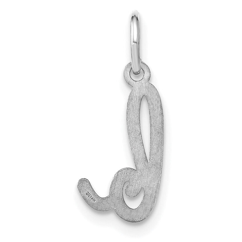 14KW Lower case Letter B Initial Charm-XNA1307W/B