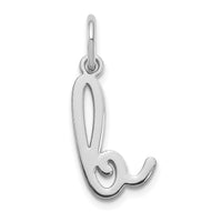 14KW Lower case Letter B Initial Charm-XNA1307W/B