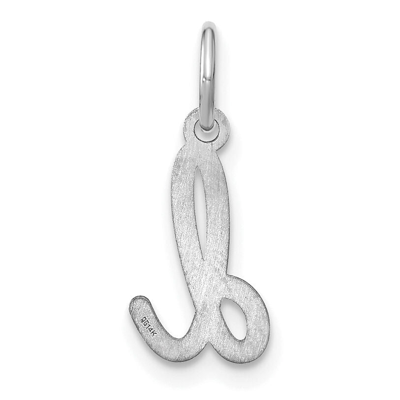 14KW Lower case Letter D Initial Charm-XNA1307W/D