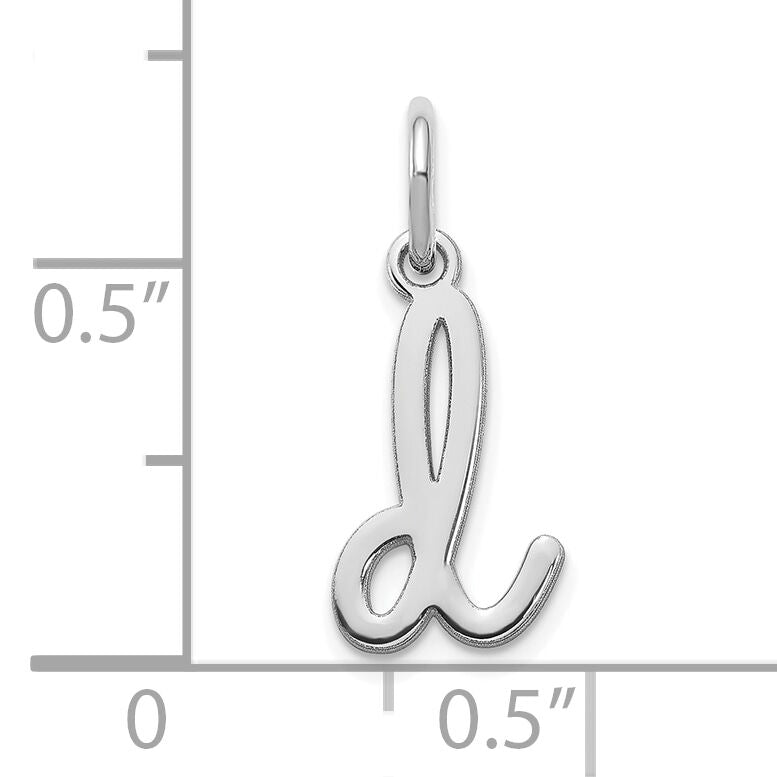 14KW Lower case Letter D Initial Charm-XNA1307W/D