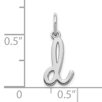 14KW Lower case Letter D Initial Charm-XNA1307W/D
