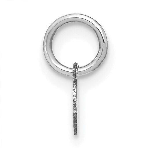 14KW Lower case Letter E Initial Charm-XNA1307W/E