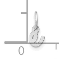 14KW Lower case Letter E Initial Charm-XNA1307W/E