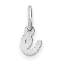 14KW Lower case Letter E Initial Charm-XNA1307W/E