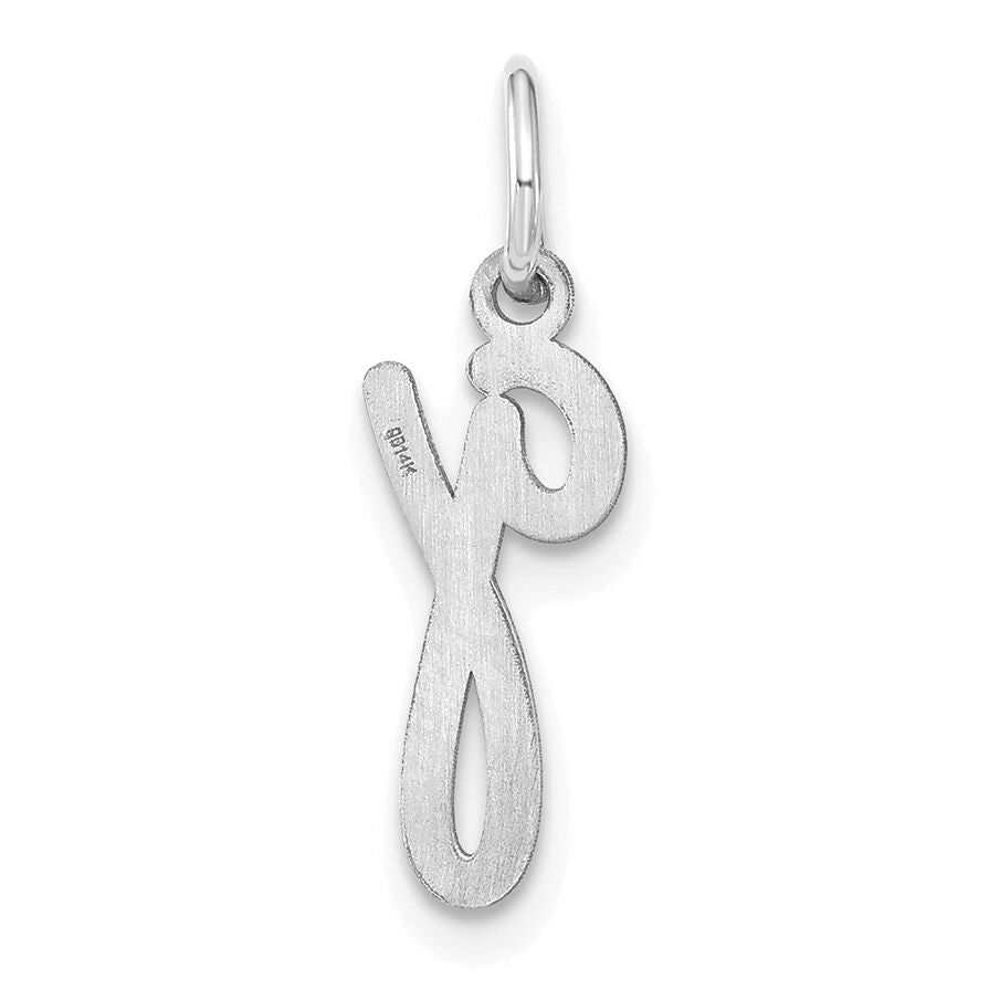 14KW Lower case Letter G Initial Charm-XNA1307W/G