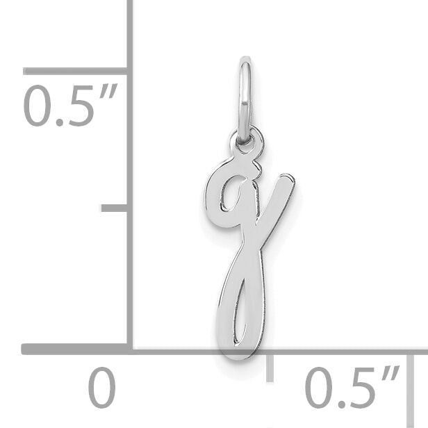 14KW Lower case Letter G Initial Charm-XNA1307W/G