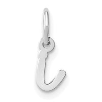 14KW Lower case Letter I Initial Charm-XNA1307W/I