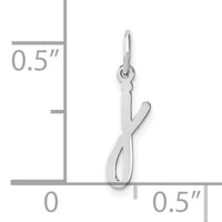 14KW Lower case Letter J Initial Charm-XNA1307W/J