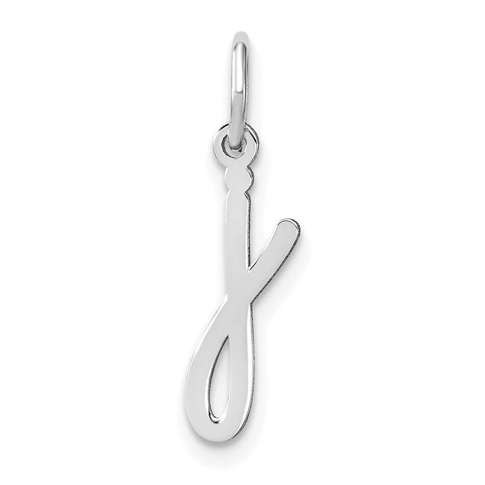 14KW Lower case Letter J Initial Charm-XNA1307W/J