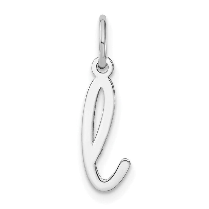 14KW Lower case Letter L Initial Charm-XNA1307W/L