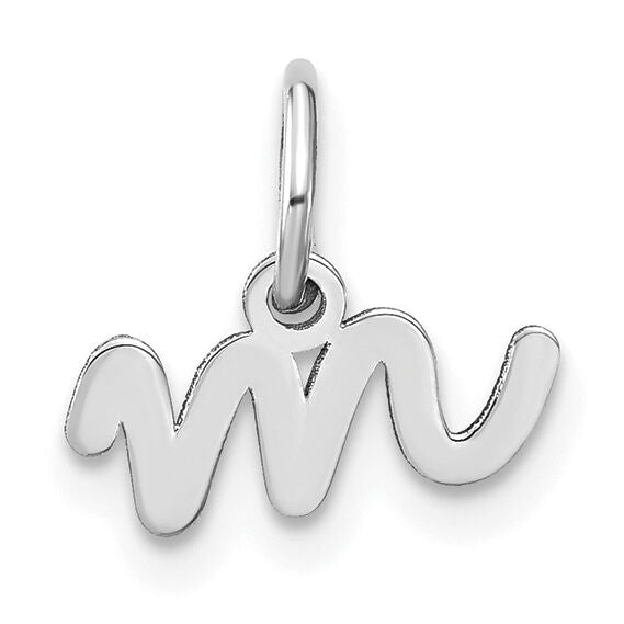 14KW Lower case Letter M Initial Charm-XNA1307W/M