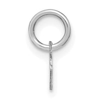 14KW Lower case Letter N Initial Charm-XNA1307W/N