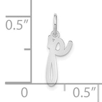 14KW Lower case Letter P Initial Charm-XNA1307W/P