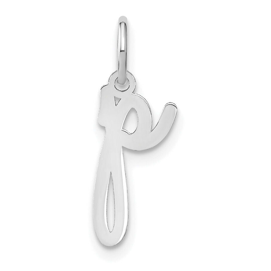 14KW Lower case Letter P Initial Charm-XNA1307W/P