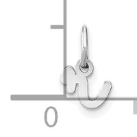 14KW Lower case Letter R Initial Charm-XNA1307W/R
