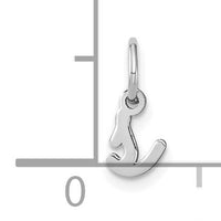 14KW Lower case Letter S Initial Charm-XNA1307W/S