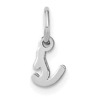14KW Lower case Letter S Initial Charm-XNA1307W/S