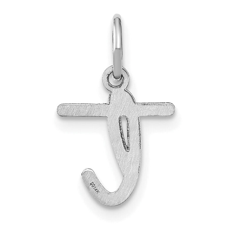 14KW Lower case Letter T Initial Charm-XNA1307W/T
