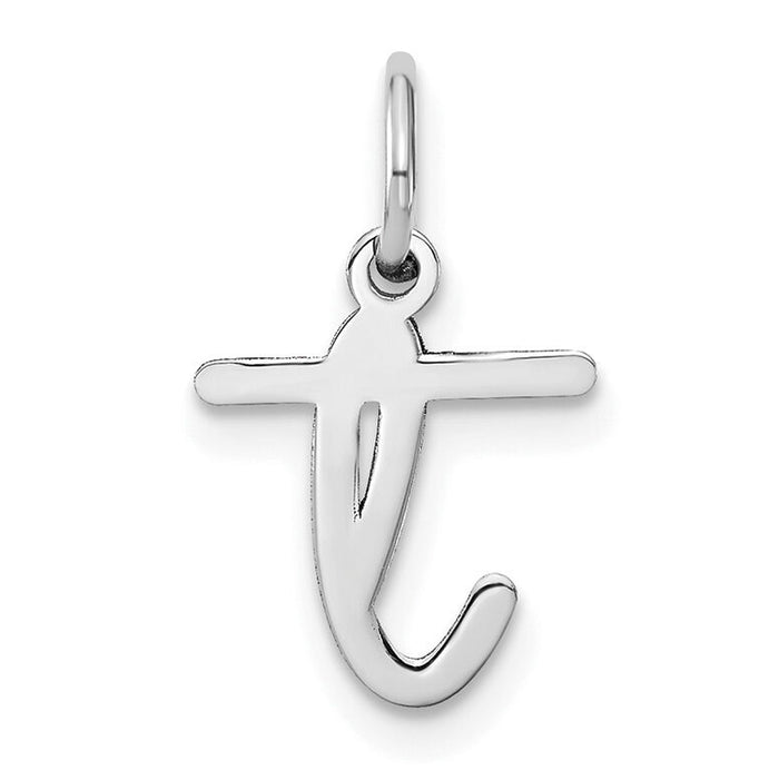 14KW Lower case Letter T Initial Charm-XNA1307W/T