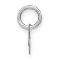 14KW Lower case Letter V Initial Charm-XNA1307W/V