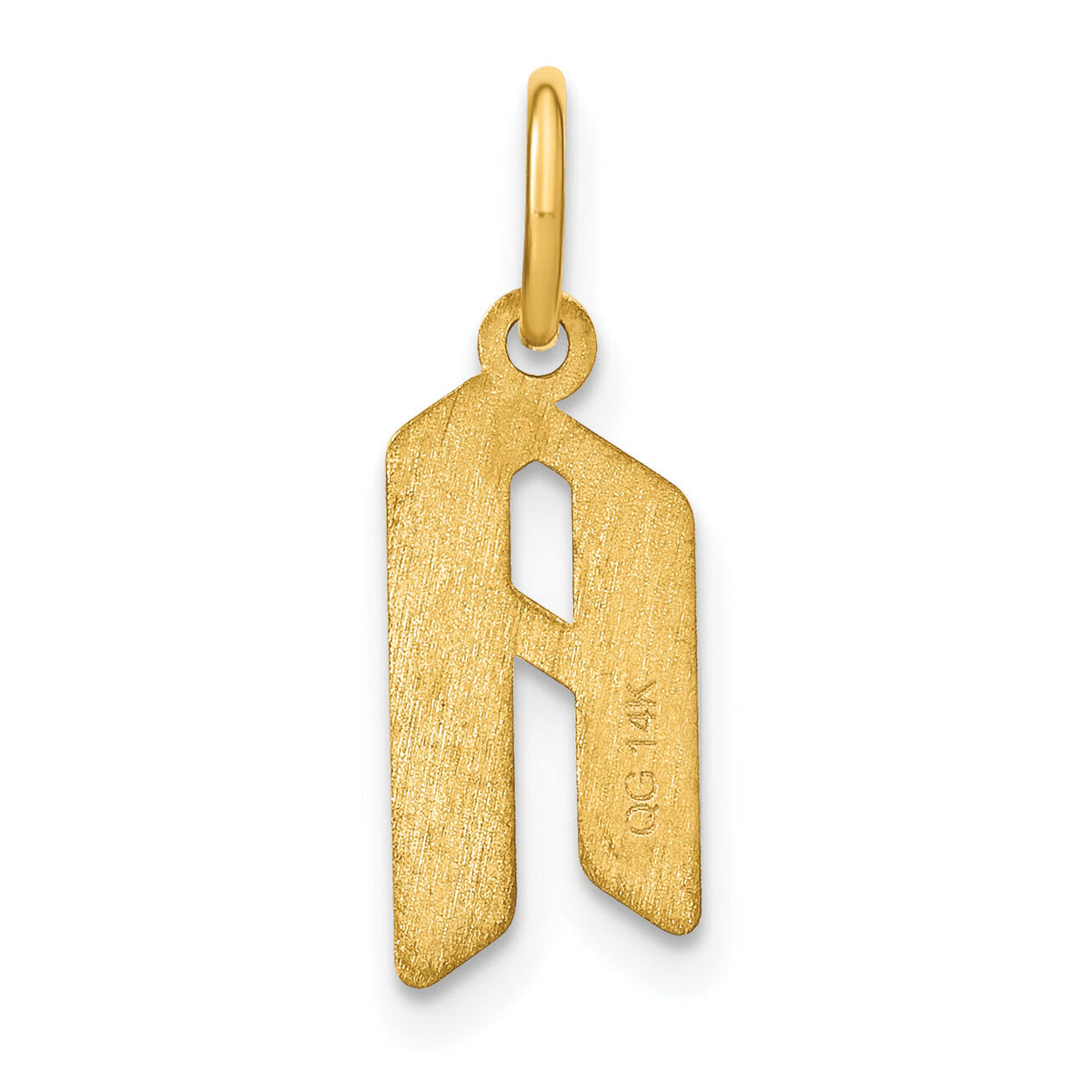 14KY Letter A Initial Pendant-XNA1335Y/A