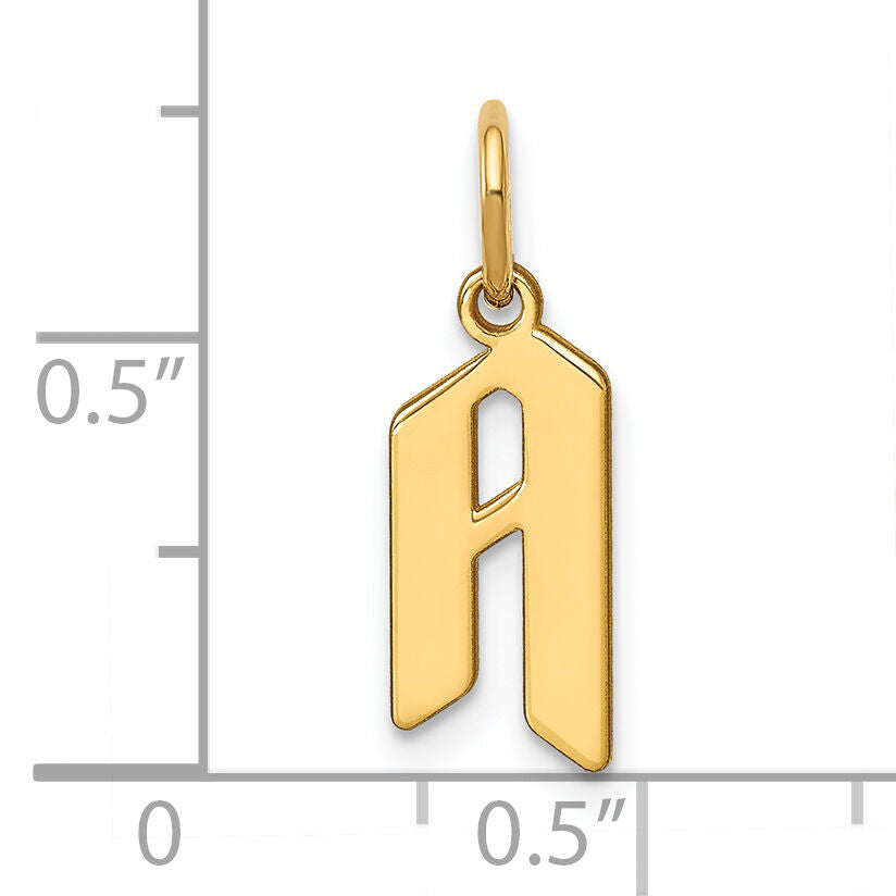 14KY Letter A Initial Pendant-XNA1335Y/A