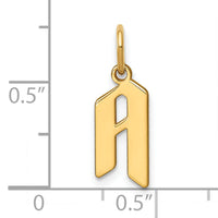 14KY Letter A Initial Pendant-XNA1335Y/A