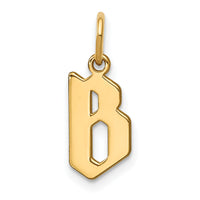 14KY Letter B Initial Pendant-XNA1335Y/B