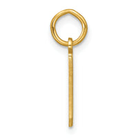 14KY Letter D Initial Pendant-XNA1335Y/D