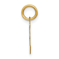 14KY Letter E Initial Pendant-XNA1335Y/E