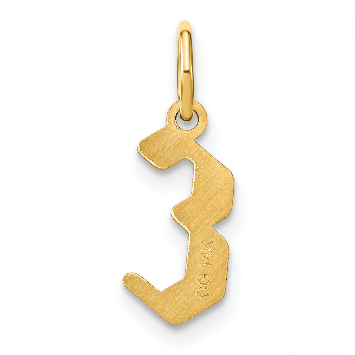 14KY Letter E Initial Pendant-XNA1335Y/E